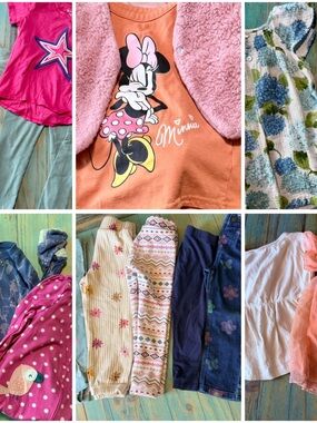 HUGE 53 piece toddler girl 3T clothing lot